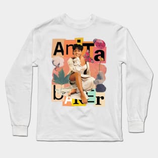 Anita Baker Pose Style Long Sleeve T-Shirt